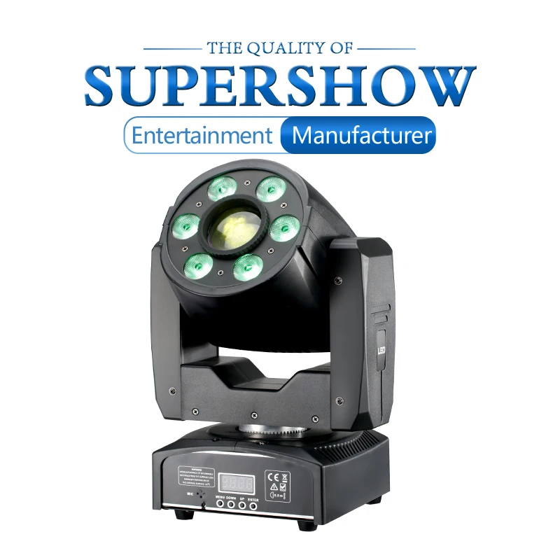 

Бесплатная доставка 30 Вт светодиодный прожсветильник Тор + 6x8 Вт прожектор DMX512 движущийся прожектор для свадьбы dj оборудование