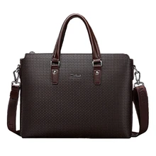 Деловой портфель для ноутбука, кожаная мужская сумка на плечо, Ретро стиль, мужской повседневный портфель, сумка для ноутбука, кожаная сумка-мессенджер для мужчин