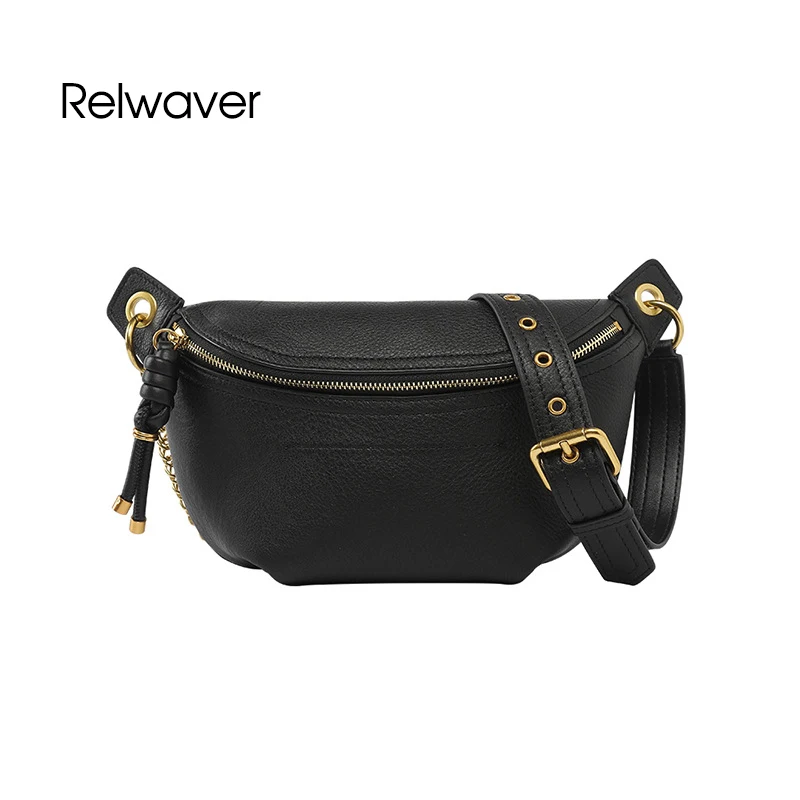 

Women chest bag genuine leather