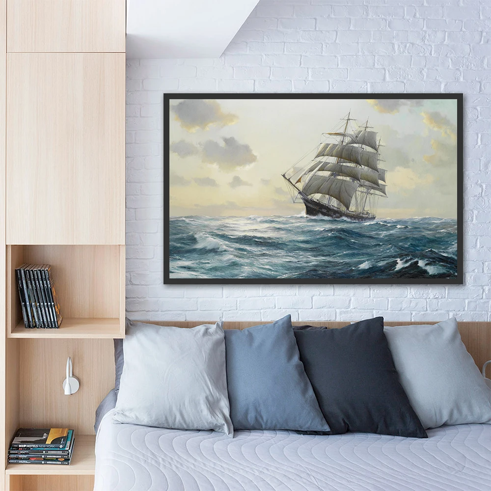 SummerDream классического искусства фотографии корабль морское путешествие холст для