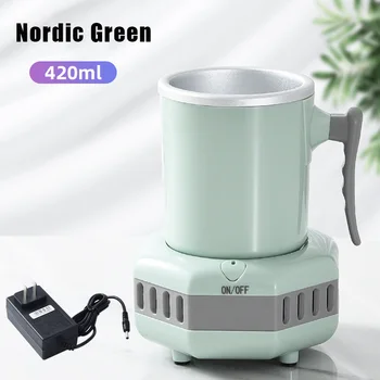 

Spot Smart Beverage Cooler Cup Fast Cooler Electric Cooling Mug Mini Desktop Refrigerator for Cola Wine Hogard