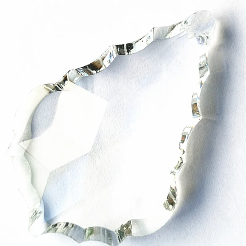 30pcs Clear Crystal Prisms French Cut Drop Pendant Chandelier Light Parts Decor 