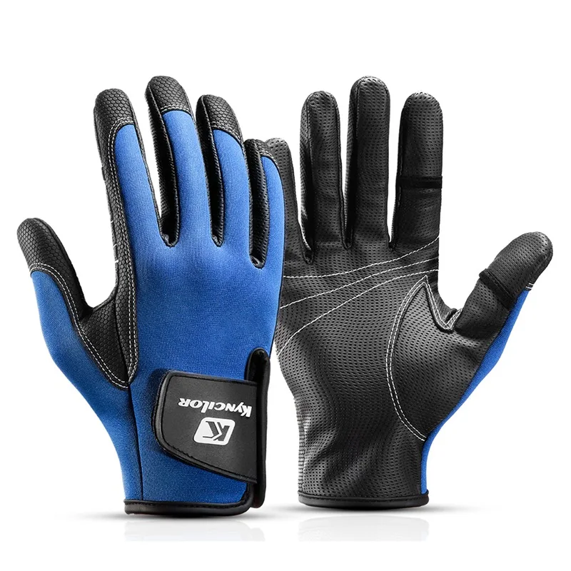 Горячая Распродажа 2 перчатки для пальцев зимние гибкие перчатки для рыбалки противоскользящие водонепроницаемые охотничьи перчатки для велоспорта
