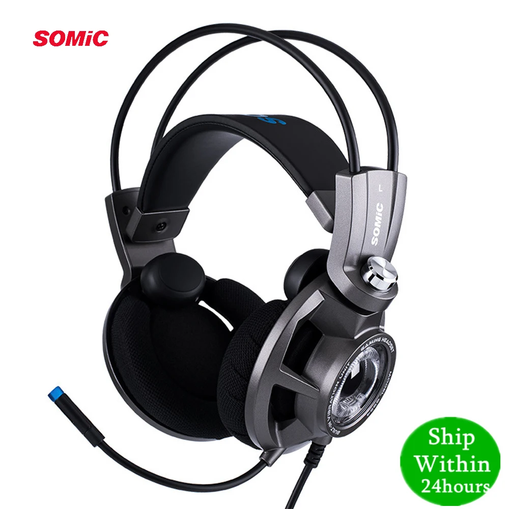 Игровая Гарнитура SOMIC G954 с вибрацией игровые наушники 7 1 виртуального