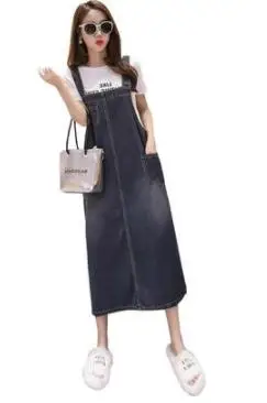 Vestido длинное джинсовое женское летнее платье размера плюс 5XL свободный сарафан