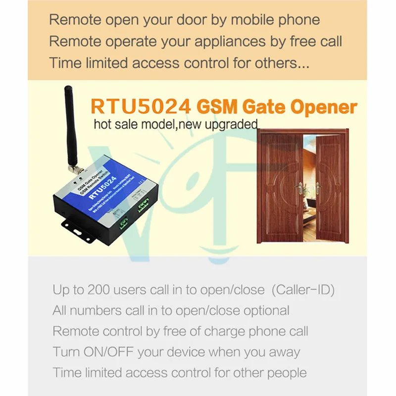 Автоматический Открыватель для гаражных ворот RTU5024 2G gsm пульт дистанционного