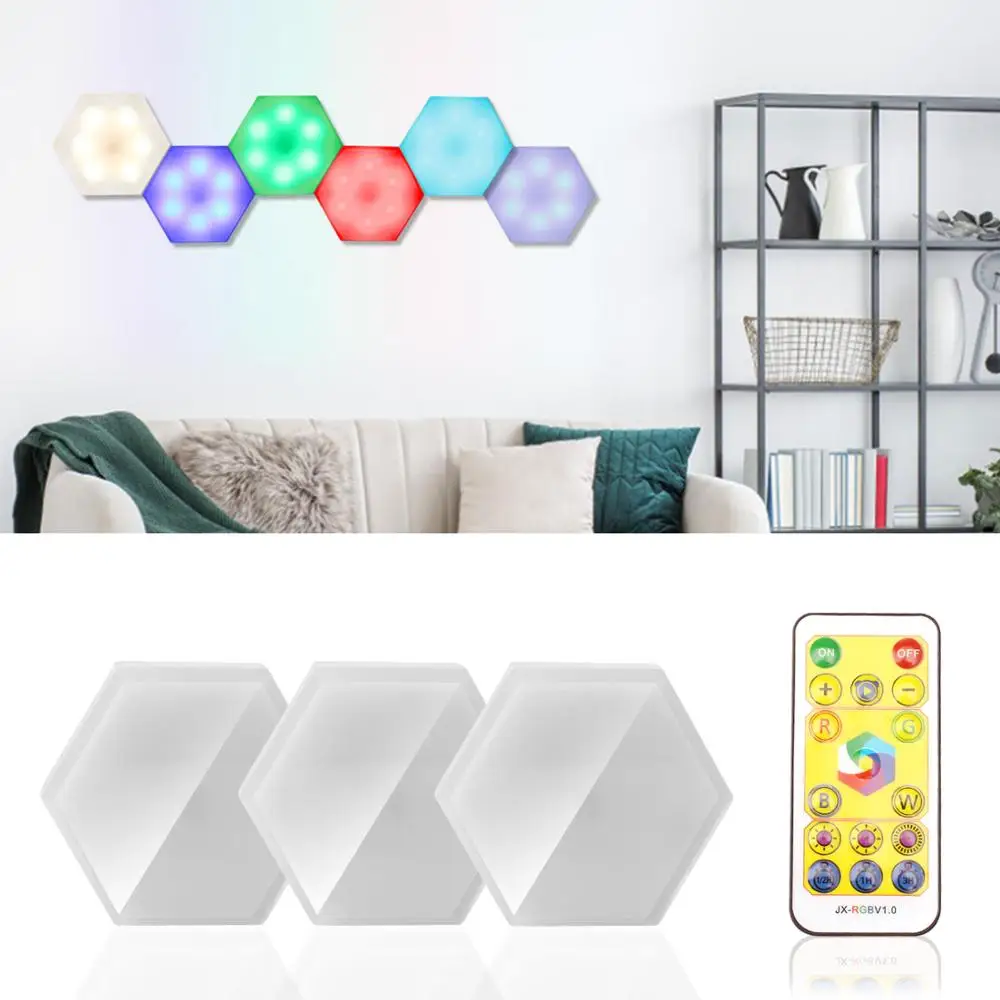 RGB фонарь с сенсорным датчиком и дистанционным управлением приглушаемая батарея