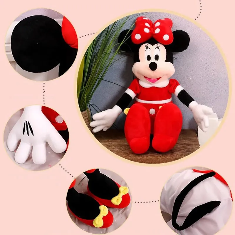 20 см Disney Мышь с Микки Маусом Мягкие игрушки из мультфильмов Подарки Кукла Аниме