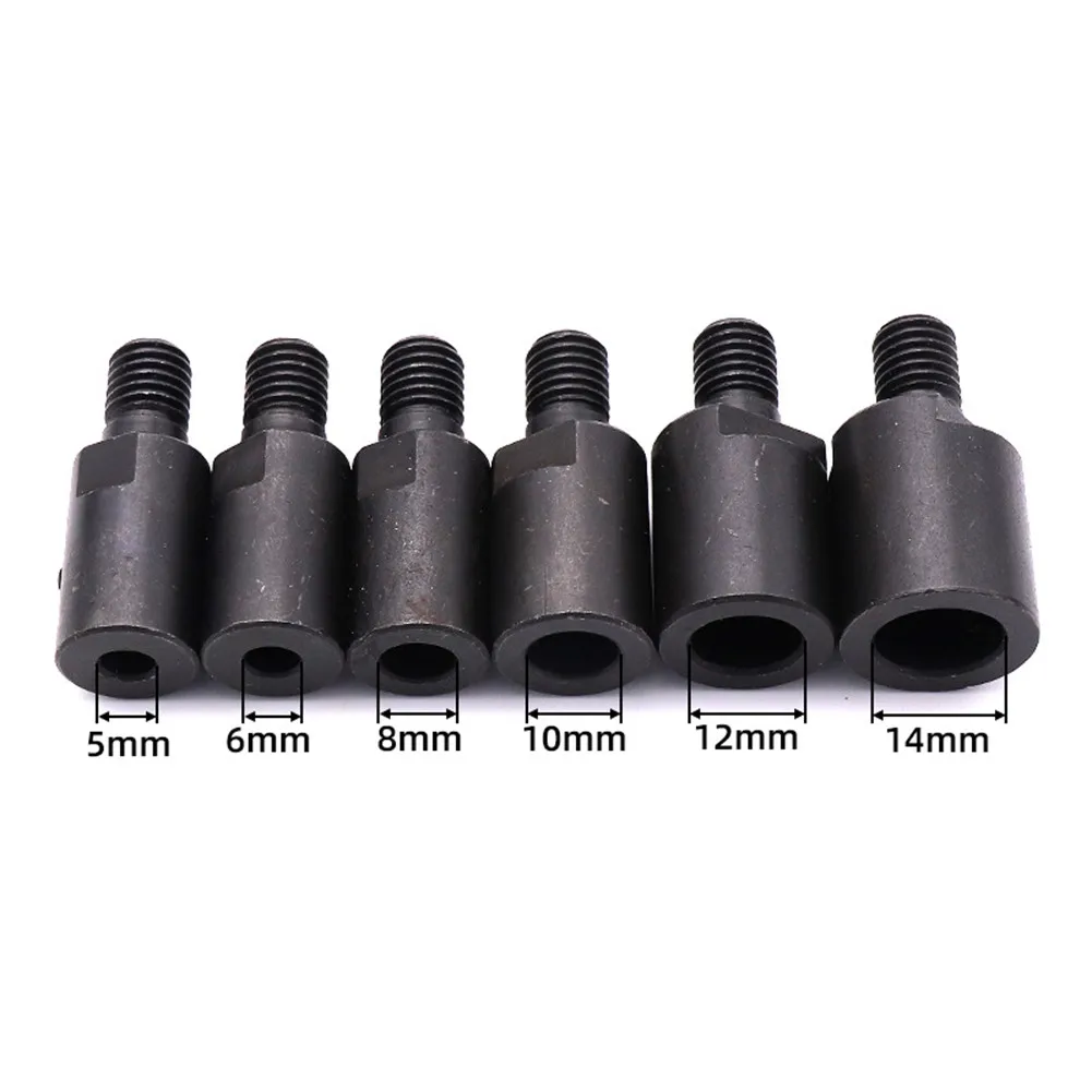 1 Set M10 Bushing Saw Blade Connecting Shaft 5-14 Mm Coupling Chuck Saw Blade Connecting Head Angle Grinder Tool