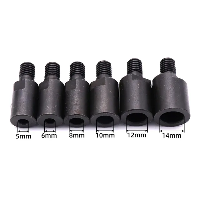 1 Set M10 Bushing Saw Blade Connecting Shaft 5-14 Mm Coupling Chuck Saw Blade Connecting Head Angle Grinder Tool 5mm