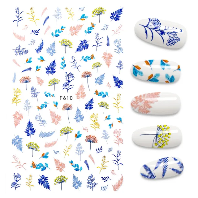 The New 3D Nail Sticker Cool English Letter stickers for nail Foil Love Heart Design Fashion Manicure Stickers A140274