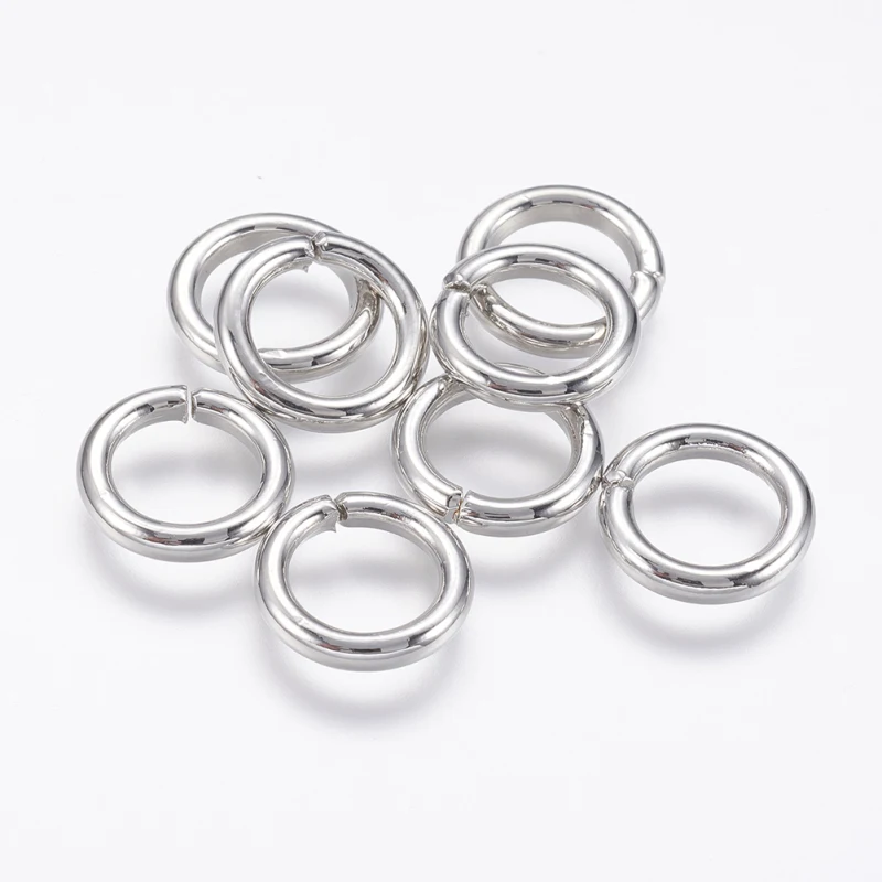 500pcs 12mm Iron Jump Rings Close Unsoldered Jump Rings for DIY Jewelry Findings Making