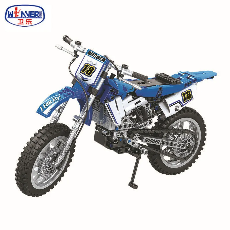 

474 Pcs Building Blocks Technic Pedal Motorcycle Motorbike Model Building Block DIY Brick Toys Gifts for Children