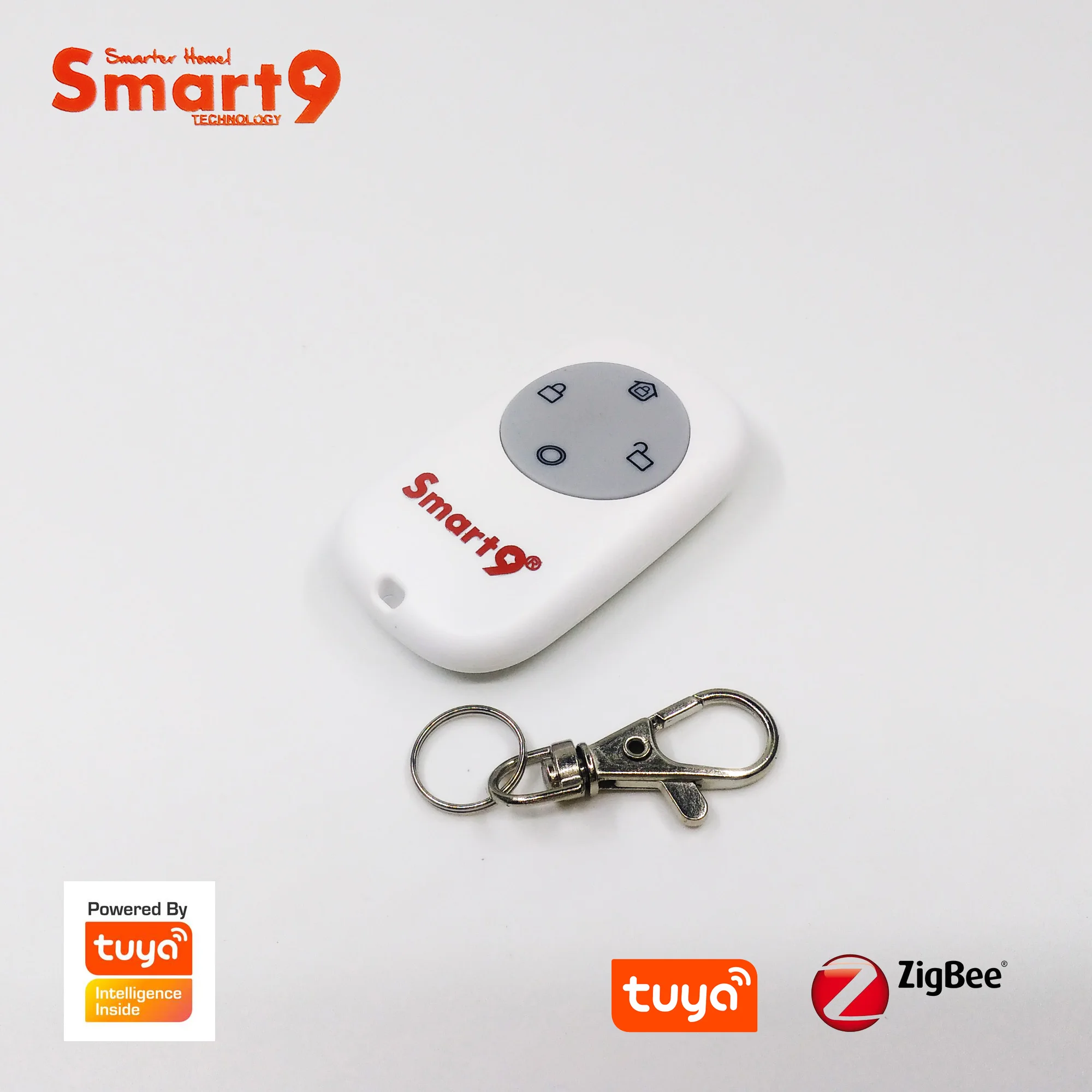 

Smart9 ZigBee Battery Remote Controller, Working with TuYa ZigBee Hub, SOS Button Alarm, Powered by TuYa