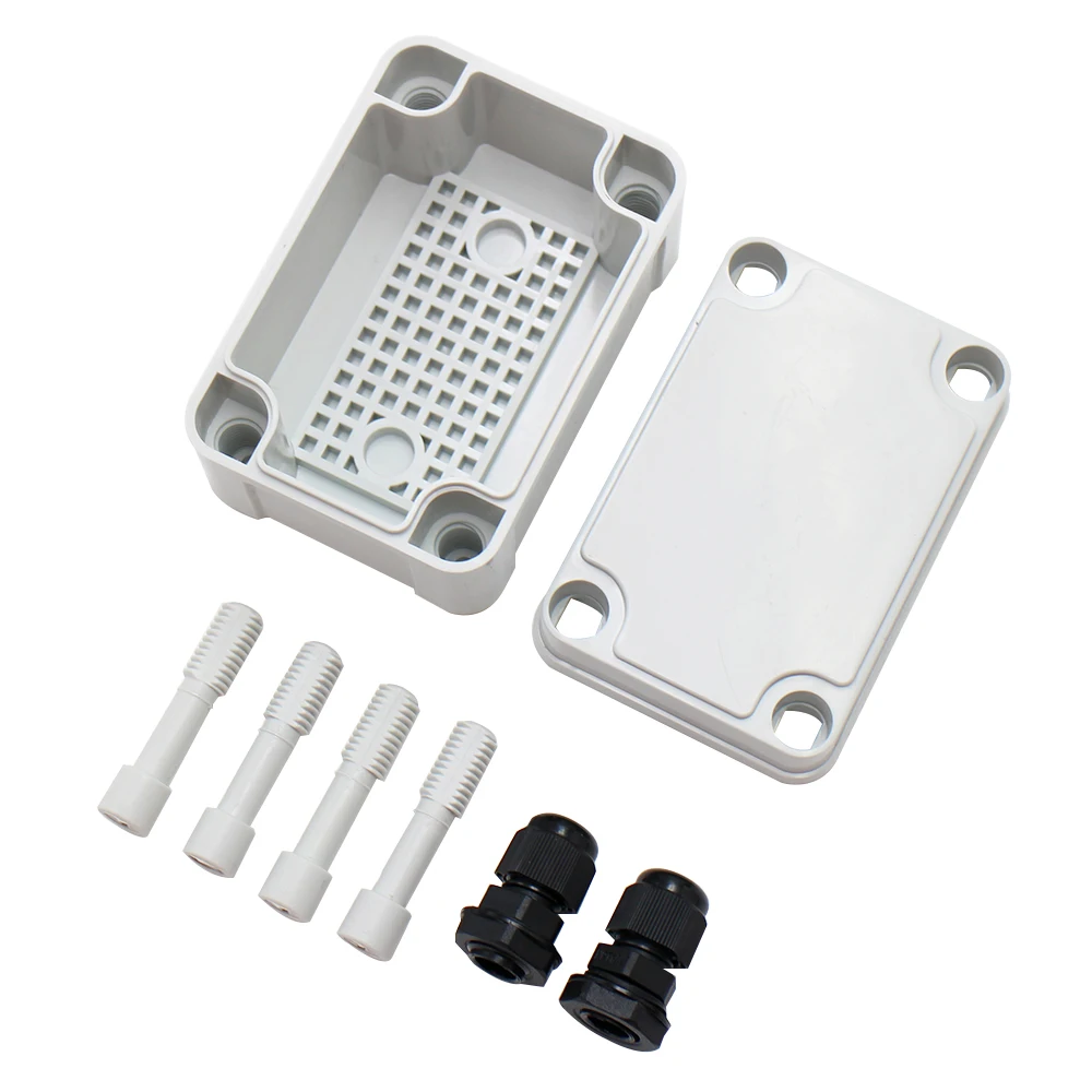 5 x Kunststoff-Box-Platine Fall elektrische DIY PCB Shell Shied Gehäuse Verstärker 48x26x15mm