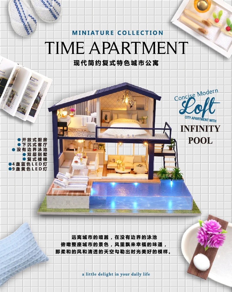DIY House украшения sg Гун Юй в сборе для изготовления ювелирных изделий творческий кабина ручной работы сделано в Китае игрушки подарков на древесной стене возможно изготовление на Для женщин