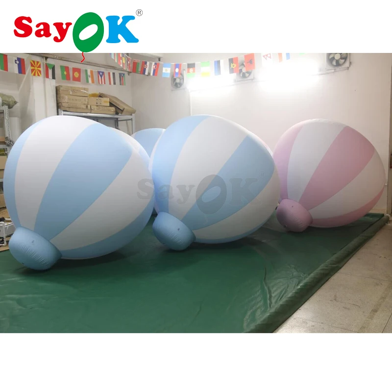 1,5 м(5 футов) H ПВХ полувоздушный шар, надувные висящие шары для девочек, мальчиков, Детские Вечерние/мероприятия/шоу/реклама/выставка