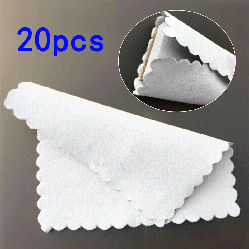 

20pcs Car Cleaning Cloths Nano Ceramic Car Glass Coating Lint-Free Cloth Microfiber Cleaning Cloths 10x10cm Car Wash Maintenance