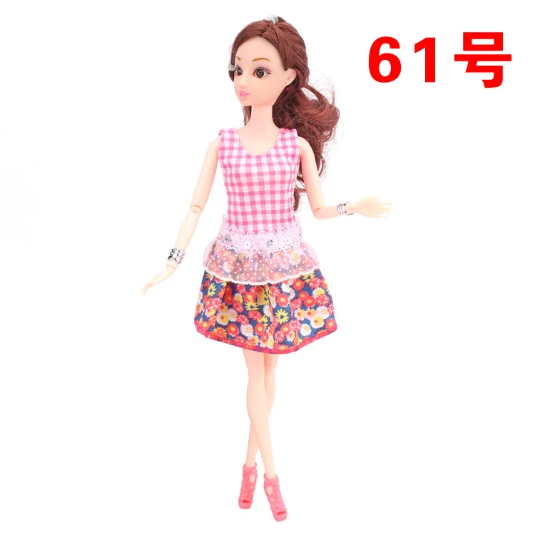 Doll Clothes 30cm Doll Handmade Fashion Short Skirt Outfit Daily Casual Wear Bjd Doll Clothes Doll Accessories Toys for Girls