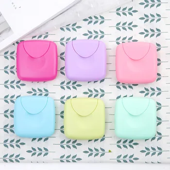 

Women Men Soap Holder Box Bag Travel Creative Soap cosmetic cotton Cleaning Cotton Pad Tampons Storage Box Holder Case