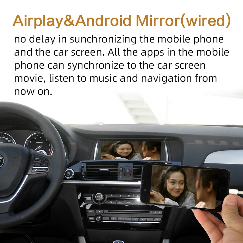 Sinairyu wifi беспроводная Apple Carplay Модифицированная X3 X4 F25 F26 NBT 2013- для BMW Поддержка камеры заднего вида Waze Spotify