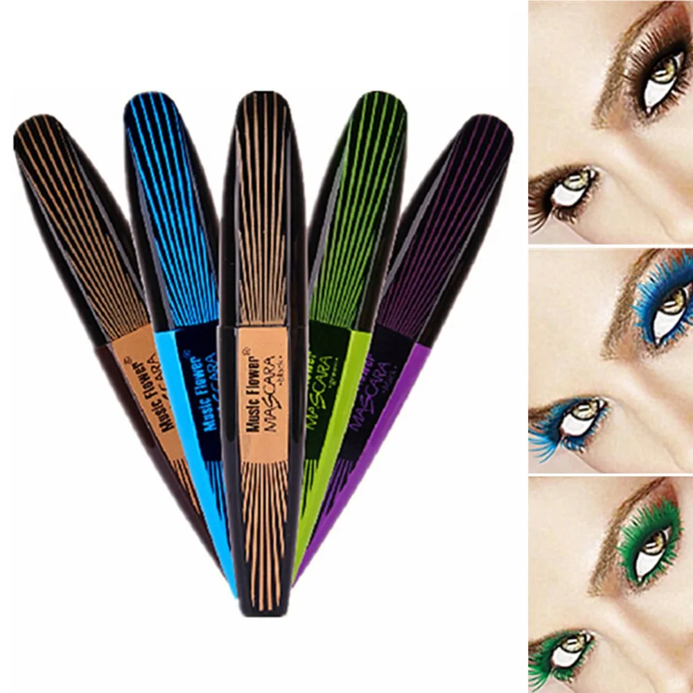 Beauty Color Mascara Professional Makeup Mascara Fashion Lady Essential Big Eyes Make Up Mascara 40