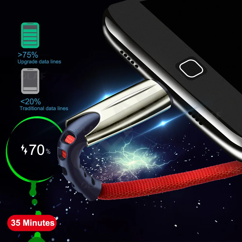 Олаф micro usb кабель 3 м 2 м micro usb кабель для зарядки телефона Быстрая зарядка кабель для samsung huawei Xiaomi Android USB зарядное устройство Шнур