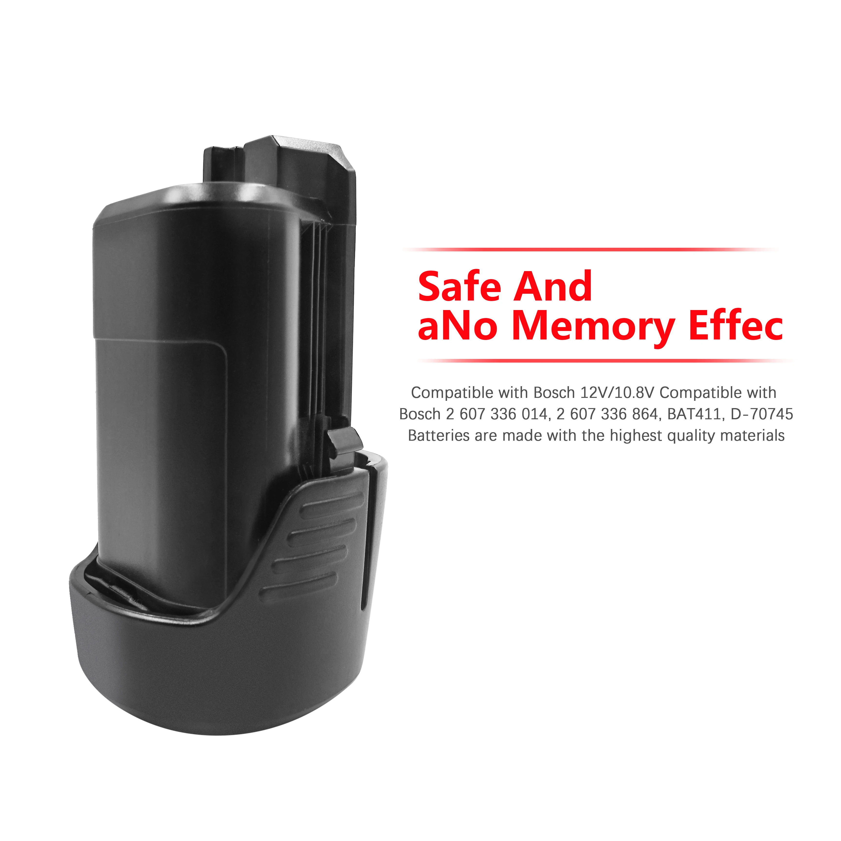 3000mAh 10 8 V 12V li ion BAT411 перезаряжаемая батарея для BOSCH BAT412A BAT413A Φ 2607336013 2607336014