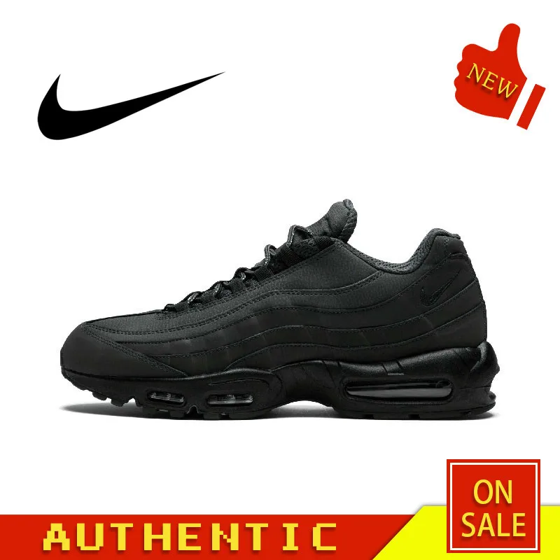 

Original Authentic NIKE AIR MAX 95 ESSENTIAL Men's Running Shoes Fashion Breathable Outdoor Sports 2019 New 749766-009