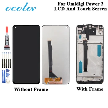 

For Umidigi Power 3 LCD Display and Touch Screen With Frame Assembly Replacement +Tools For Umidigi Power 3