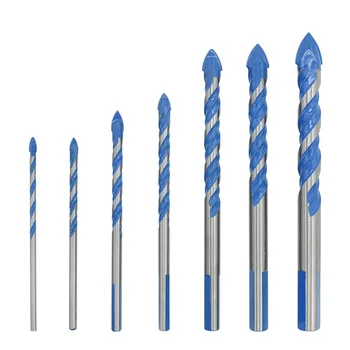 

Triangular-overlord Handle Multifunctional Drill Bits Set Ceramic Wall Drill JA55