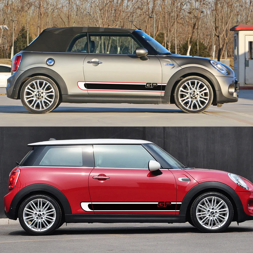 Авто боковой корпус виниловые наклейки для Mini Cooper R56 R57 R58 R50 R52 R53 R59 R61 R60 F60 F55 F56 F54 наклейки на авто стильные аксессуары