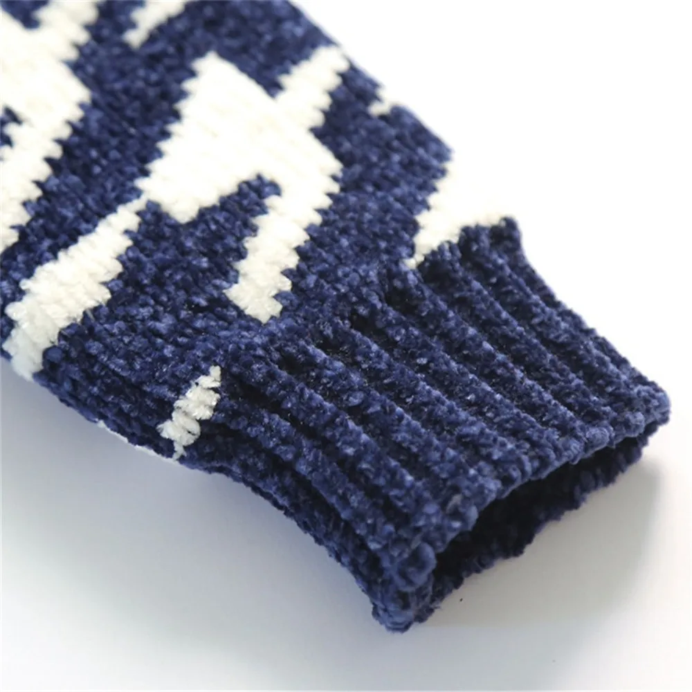 LILIGIRL/Детские свитера; свитера с геометрическим принтом для мальчиков; зимние свитера для девочек; вязаный детский пуловер с длинными рукавами; повседневная детская одежда