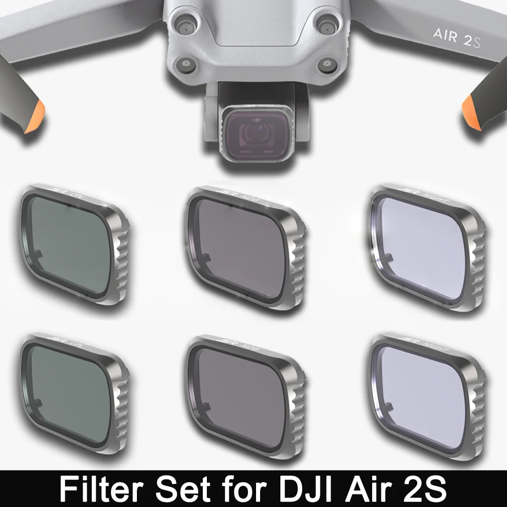 

Набор фильтров для объектива DJI Air 2S Drone CPL UV ND 4 8 16 32 64 STAR DJI Air 2S