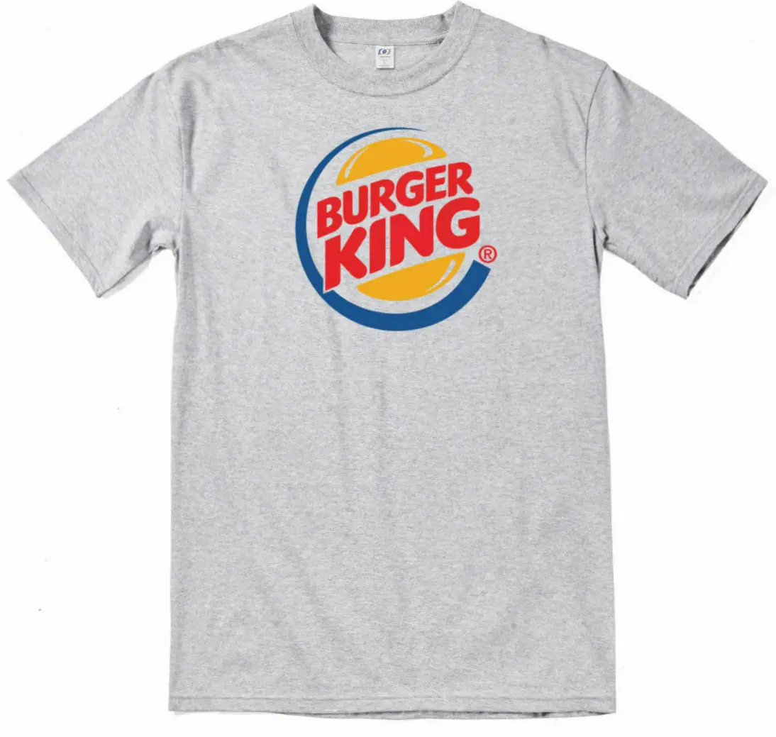 Бургер Кинг фаст фуд Whopper футболка | Мужская одежда