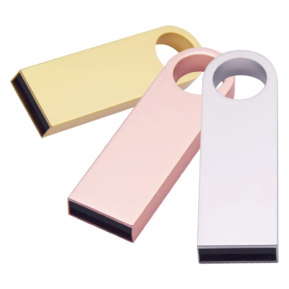 

Simple Metal Cle USB Flash 2.0 Pen Drive 8GB 32GB Business Gift 4GB 16GB 64GB Exquisite Pendrive Free Shipping Memory Stick
