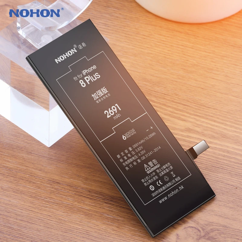 Nohon аккумулятор для iPhone 8 6 S Plus 6plus 6splus 5s 4S Замена телефона литий полимерный