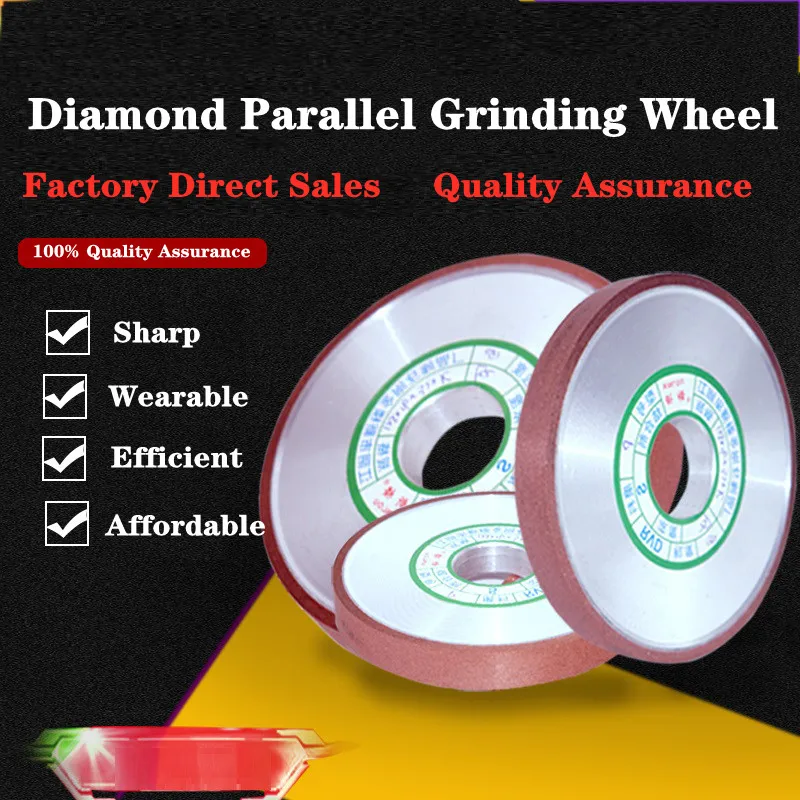 1pcs OD 4mm Width Resin Diamond Grinding Wheel Diamond Parallel Grinding Wheel Alloy Tungsten Steel abrasive wheel grinding wheel