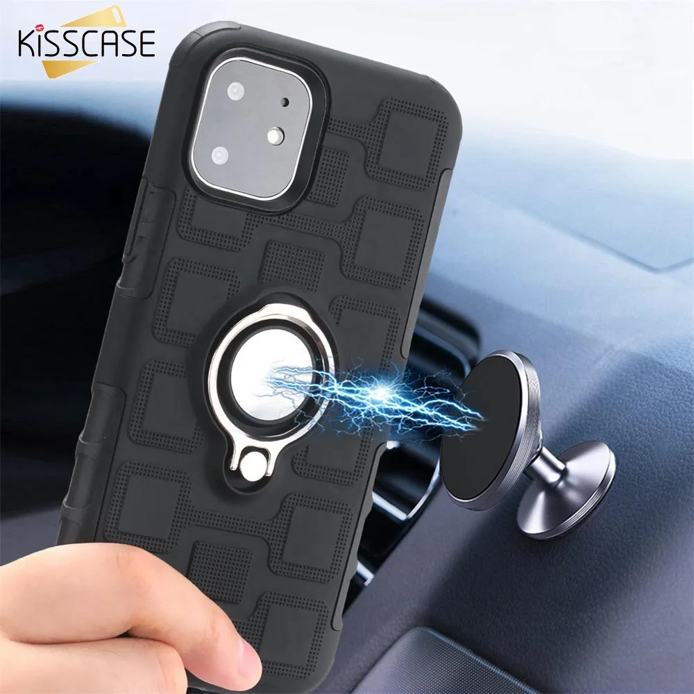 

KISSCASE Ring Holder Case For Samsung A5 2017 Cover Phone Stand Cover For Samsung A70 A30 A40 A7 2017 A50 j5 2017 j7 2017 Funda