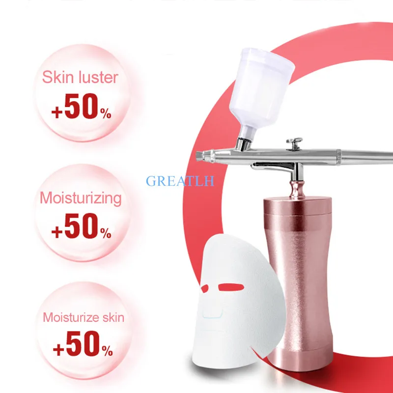 

3D Micro-nano high pressure Moisturizing Oxygen injector Sprayer Machine Anti Wrinkle Skin Rejuvenation Facial Spa tool