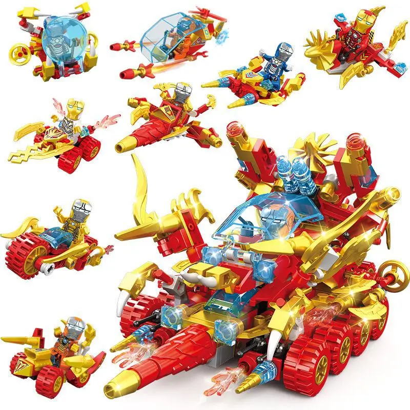 

2020 Marvel Avengers Super Heroes Iron Man Mech Figures Building Blocks Bricks Kids Toys