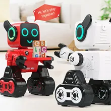 Jjr/c r4 multifuncional voz-ativado inteligente rc robô brinquedo de controle remoto robô brinquedo das crianças gesto sensor robô