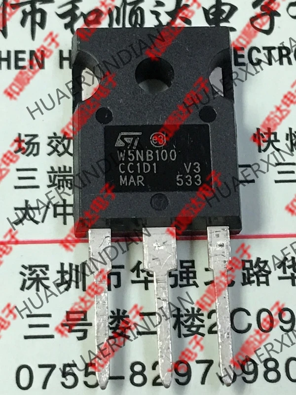 10 шт./лот и STW5NB100 W5NB100-247 1000V 4.3A