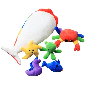 

Baby Kids Soft Plush Cartoon Animal Rattles Handbells Bedside Pendant Hanging Hand Jingle Ring Toy