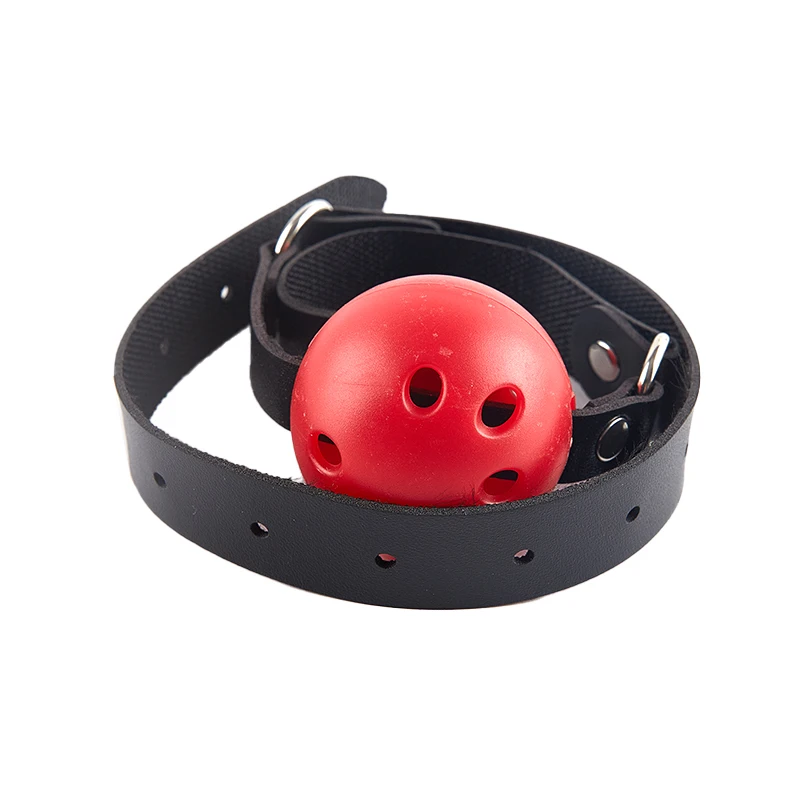 PU Leather Band Mouth Gag Female Oral Fixation Stuffed Ball Sex Toy | Красота и - Цена: 102,63 руб.