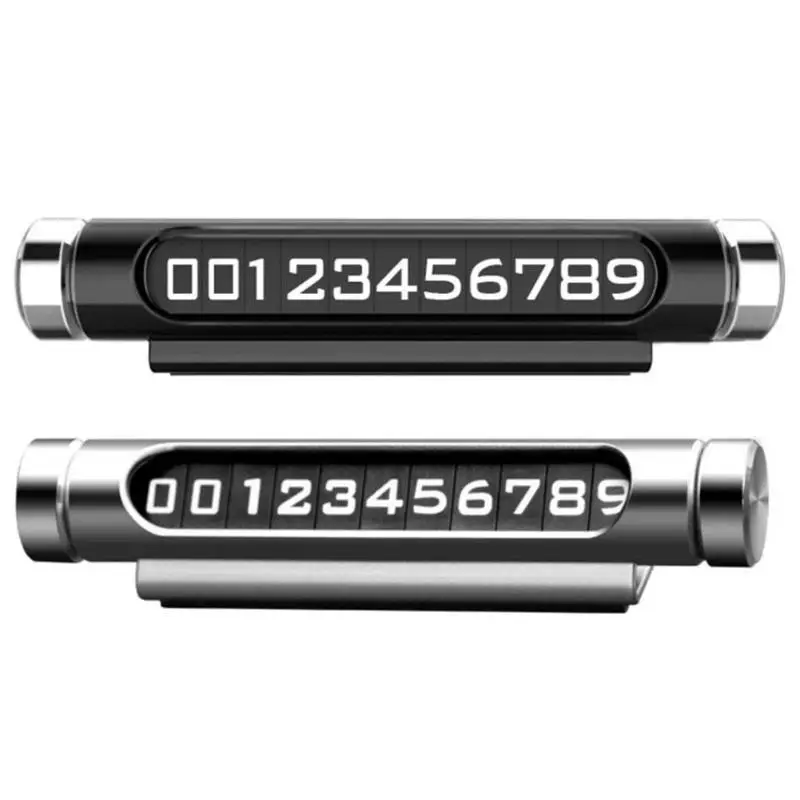 

Luminous Hidden Car Temporary Parking Card Rotatable Telephone Number Plate Magnetic Adsorption Design Car Styling Promotion
