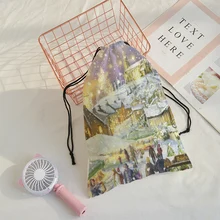 Краудейл Уникальный настраиваемый женский рюкзак скоростной Карман 3D печать сумки на плечо Merry Christmas сумка на шнурке байковые сумки