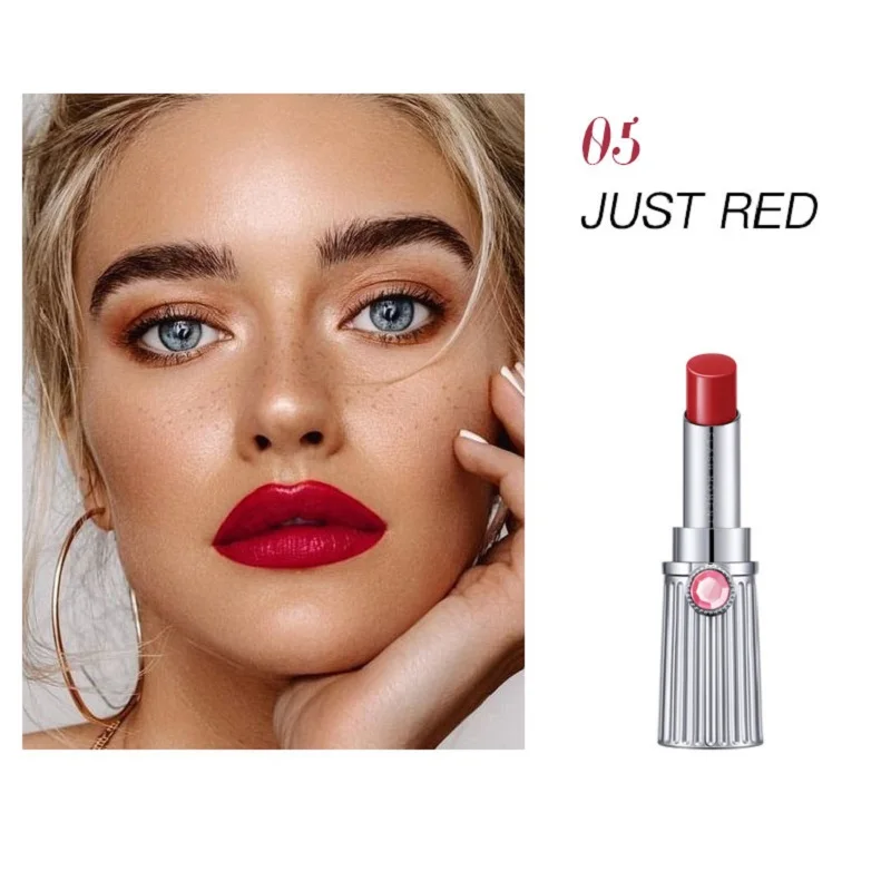 sexy red lip lipstick waterproof long lasting lip gloss makeup