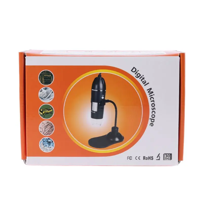 

Digital USB Microscope 1000X Magnifier Protable Endoscope Microscope with Stand Y98E