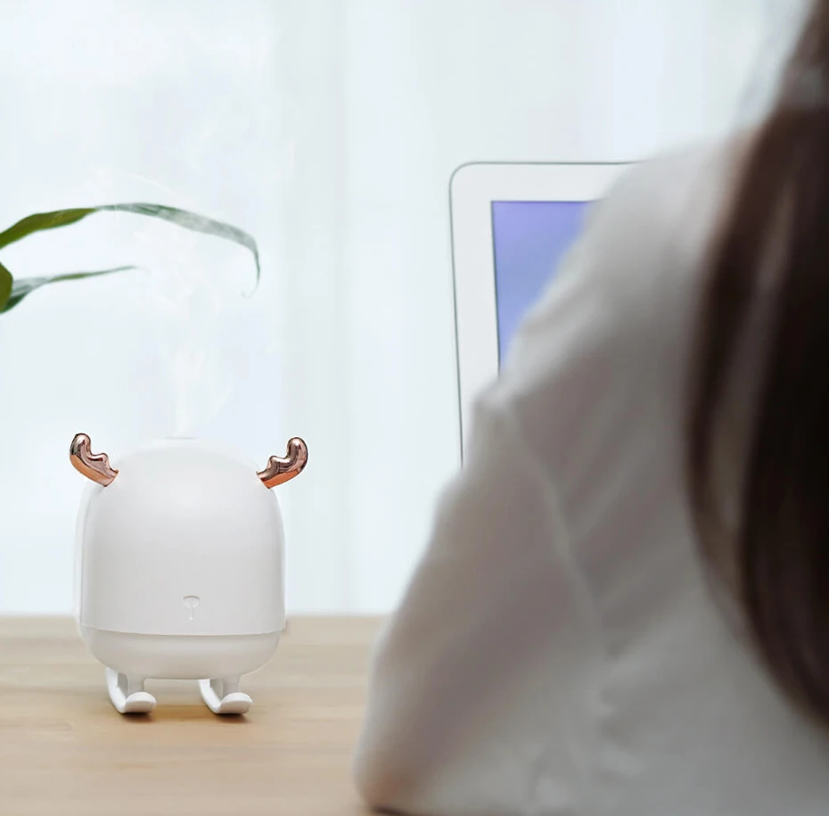 Xiaomi mijia увлажнитель воздуха SOTHING DSHJ-H-009 260 мл светильник с оленем USB домашний увлажнитель воздуха очиститель воздуха атмосферный ночной Светильник